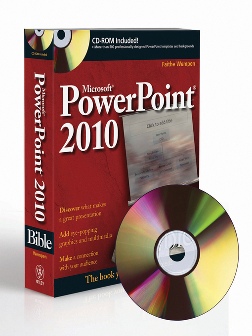 Title details for PowerPoint 2010 Bible by Faithe Wempen - Available